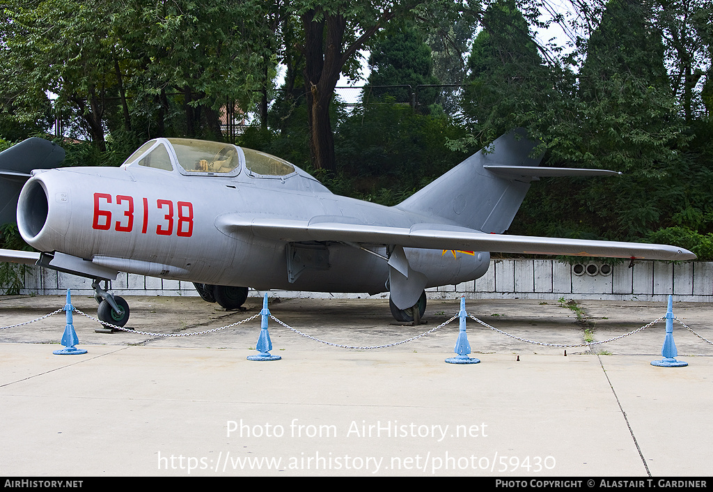 Aircraft Photo of 63138 | Mikoyan-Gurevich MiG-15UTI | China - Air Force | AirHistory.net #59430