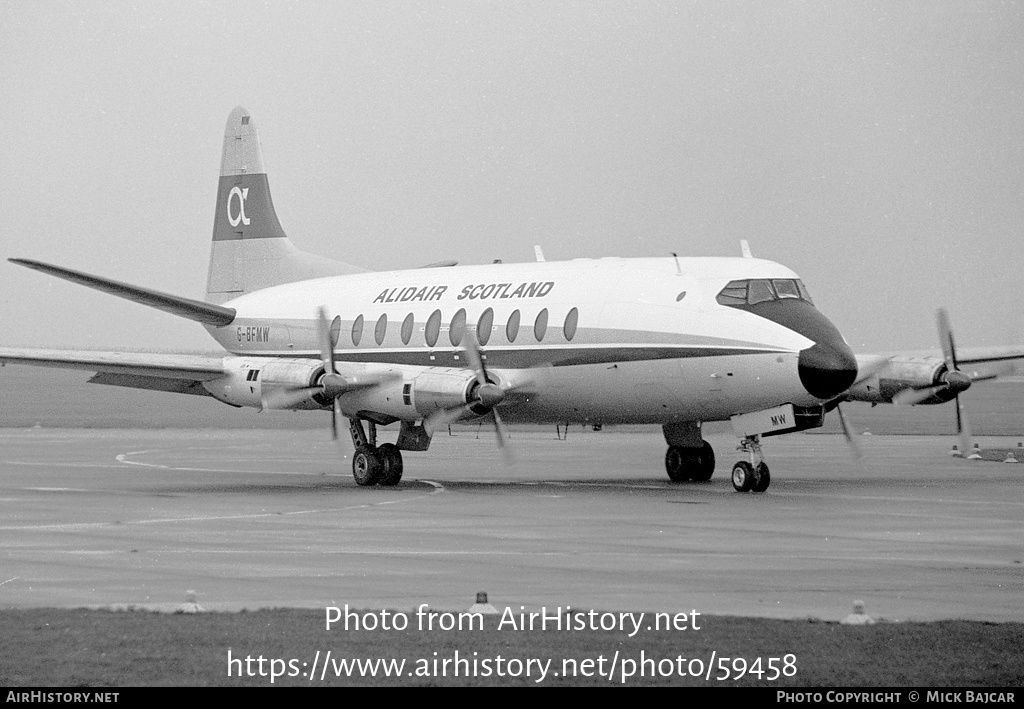 Aircraft Photo of G-BFMW | Vickers 735 Viscount | Alidair Scotland | AirHistory.net #59458