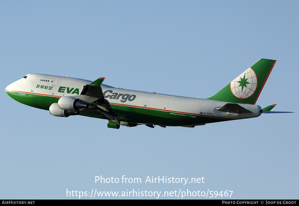 Aircraft Photo of B-16462 | Boeing 747-45E(BDSF) | EVA Air Cargo | AirHistory.net #59467