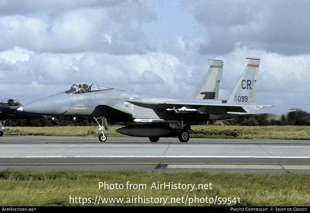 Aircraft Photo of 77-0099 / AF77-099 | McDonnell Douglas F-15A Eagle | USA - Air Force | AirHistory.net #59541