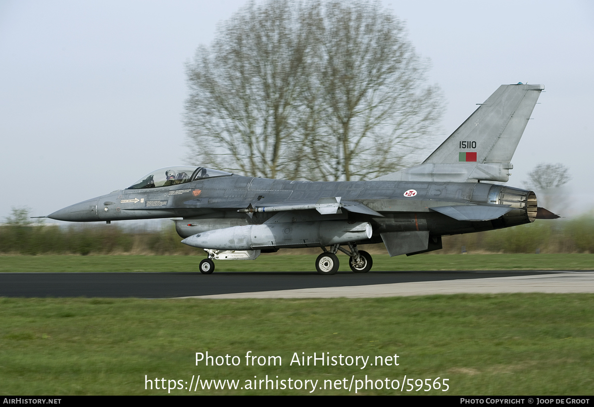 Aircraft Photo of 15110 | General Dynamics F-16AM Fighting Falcon | Portugal - Air Force | AirHistory.net #59565