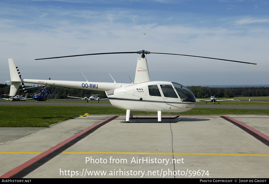 Aircraft Photo of OO-RWJ | Robinson R-44 Raven II | Heligroup | AirHistory.net #59674