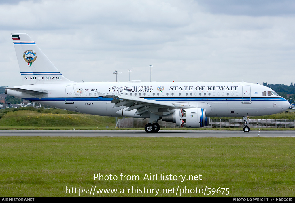 Aircraft Photo of 9K-GEA | Airbus ACJ319 (A319-115/CJ) | State of Kuwait | AirHistory.net #59675