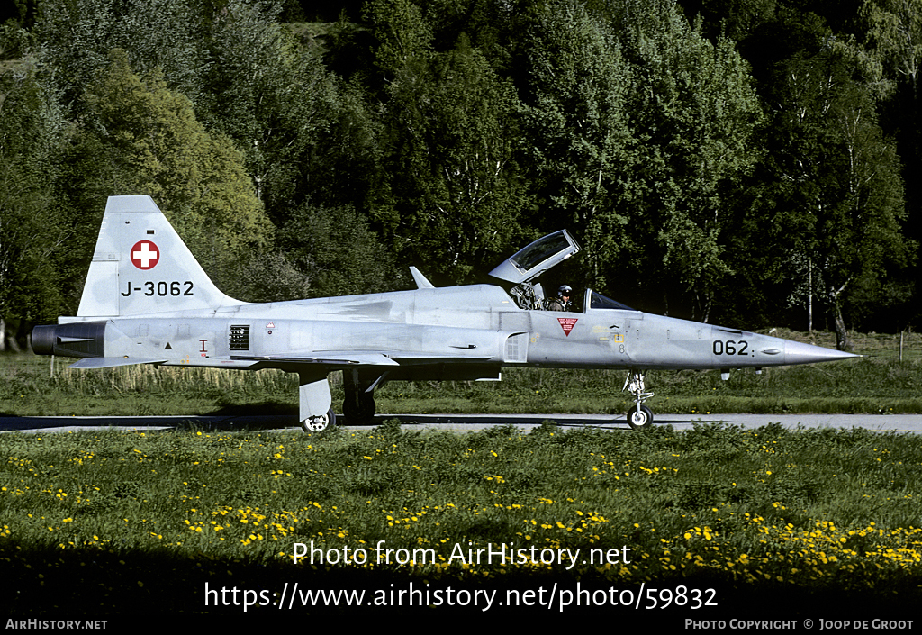 Aircraft Photo of J-3062 | Northrop F-5E Tiger II | Switzerland - Air Force | AirHistory.net #59832