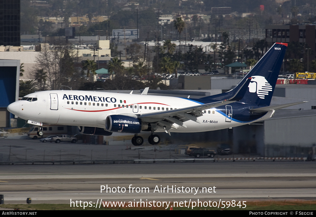 Aircraft Photo of XA-MAH | Boeing 737-752 | AeroMéxico | AirHistory.net #59845