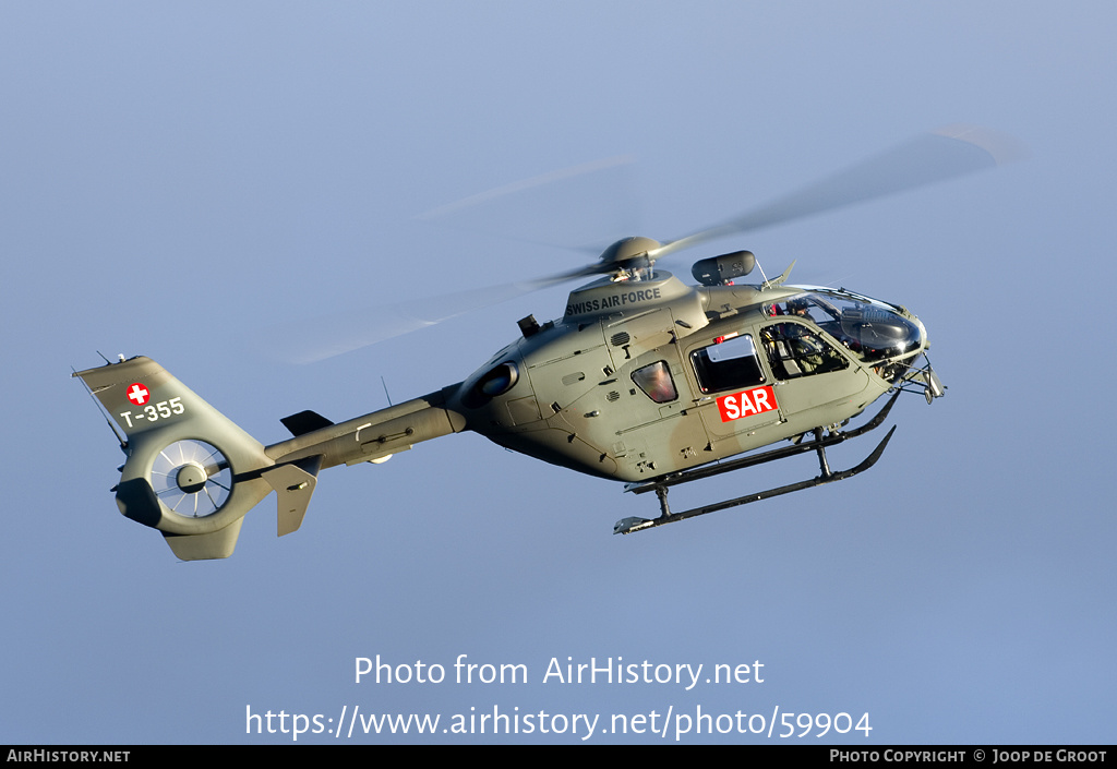 Aircraft Photo of T-355 | Eurocopter TH05 (EC-635P-2+) | Switzerland - Air Force | AirHistory.net #59904