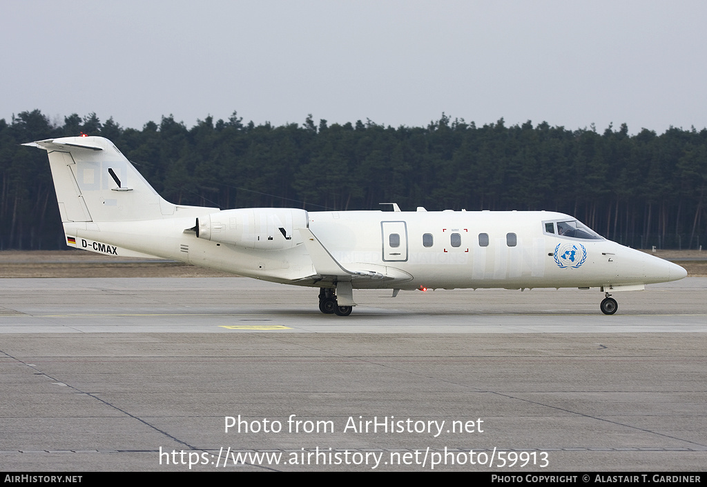 Aircraft Photo of D-CMAX | Gates Learjet 55 | United Nations | AirHistory.net #59913