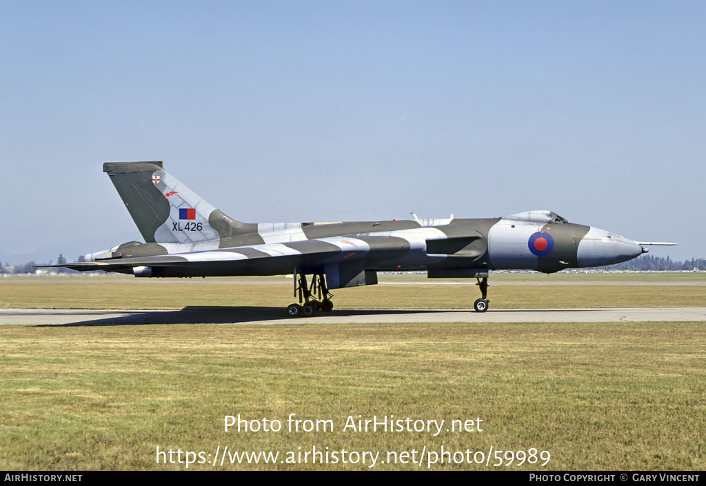 Aircraft Photo of XL426 | Avro 698 Vulcan B.2 | UK - Air Force | AirHistory.net #59989