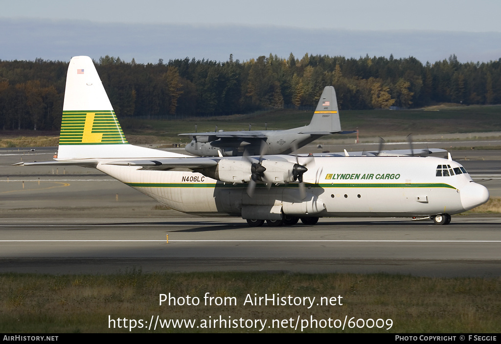 Aircraft Photo of N406LC | Lockheed L-100-30 Hercules (382G) | Lynden Air Cargo | AirHistory.net #60009