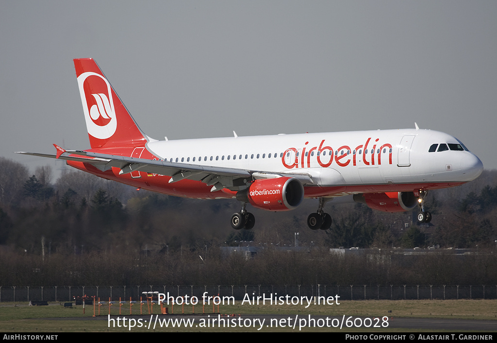 Aircraft Photo of D-ALTE | Airbus A320-214 | Air Berlin | AirHistory.net #60028