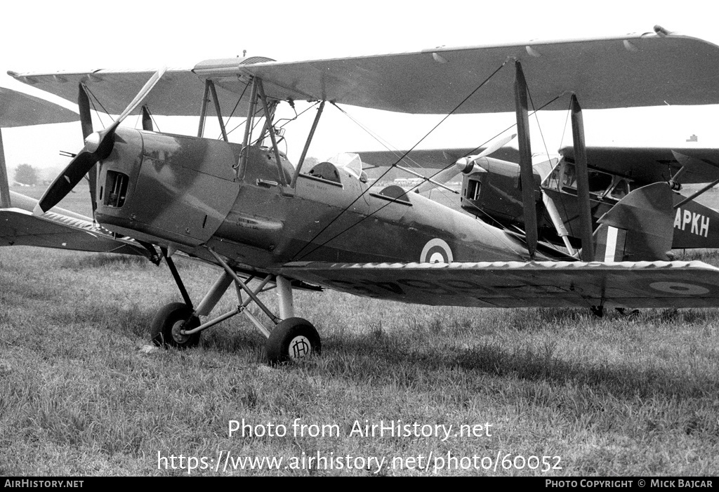 Aircraft Photo of G-AIIZ / T6645 | De Havilland D.H. 82A Tiger Moth II | UK - Air Force | AirHistory.net #60052