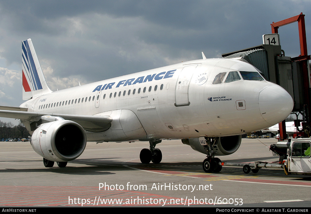 Aircraft Photo of F-GRHU | Airbus A319-111 | Air France | AirHistory.net #60053