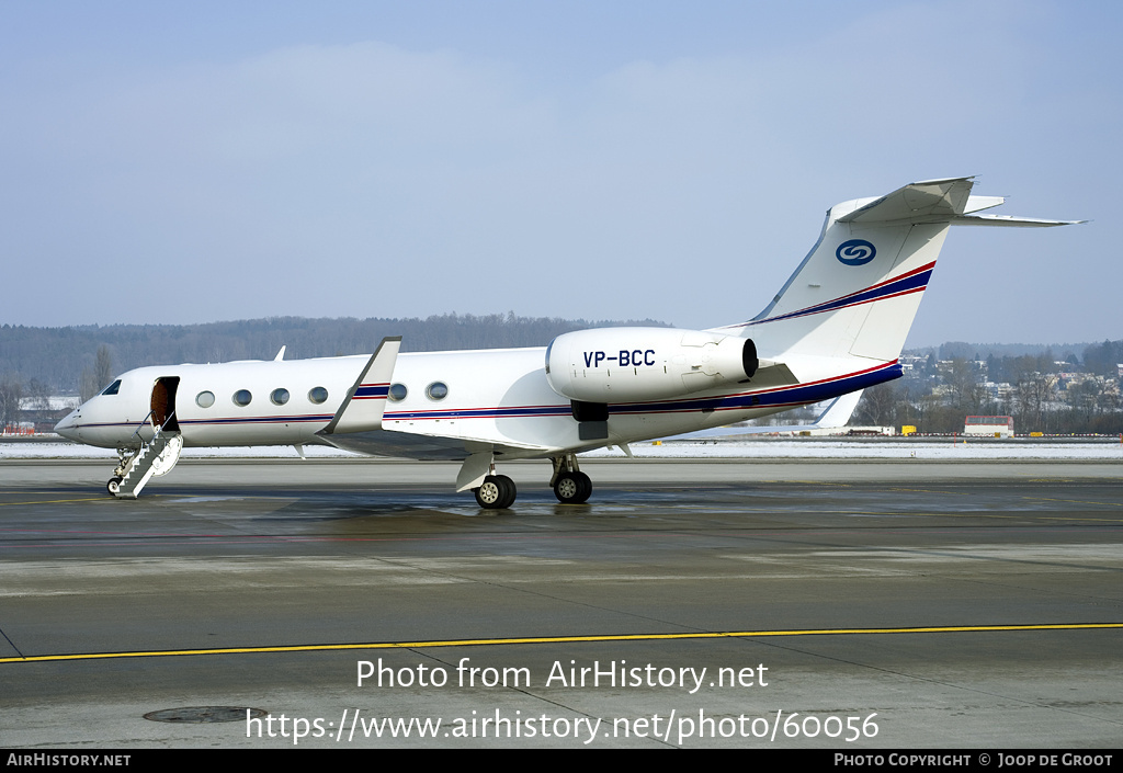 Aircraft Photo of VP-BCC | Gulfstream Aerospace G-V-SP Gulfstream G550 | AirHistory.net #60056