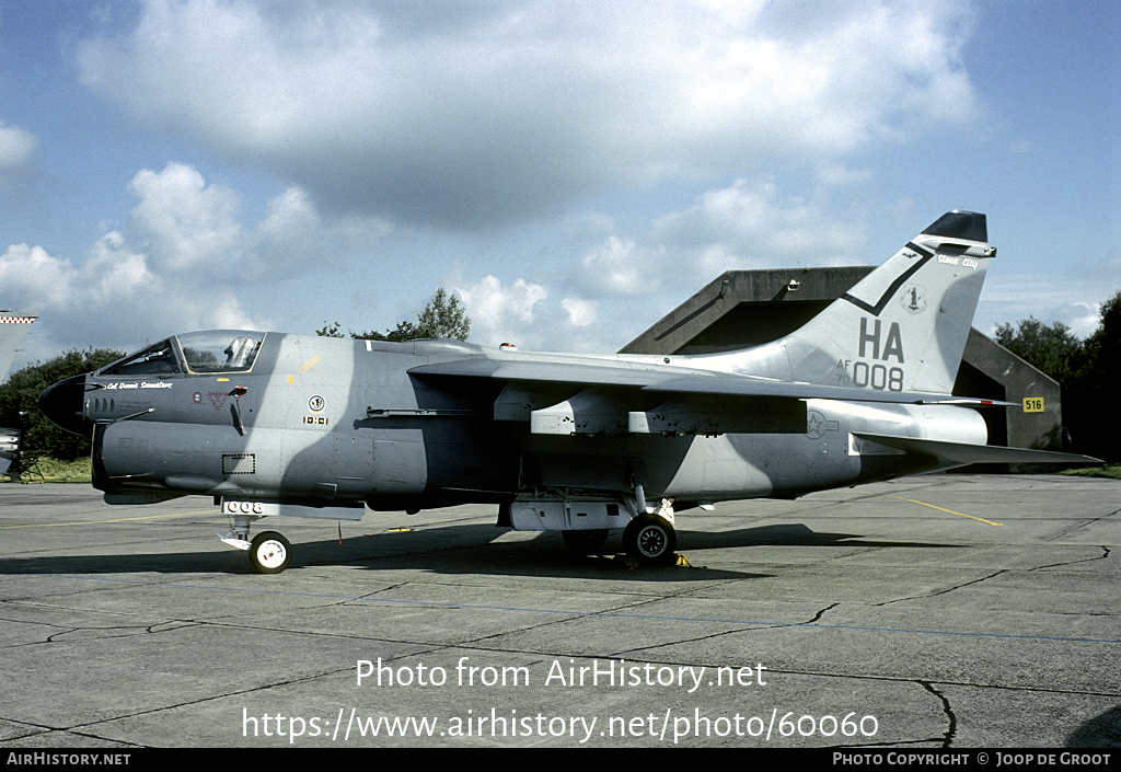 Aircraft Photo of 70-1008 / AF70-008 | LTV A-7D Corsair II | USA - Air Force | AirHistory.net #60060