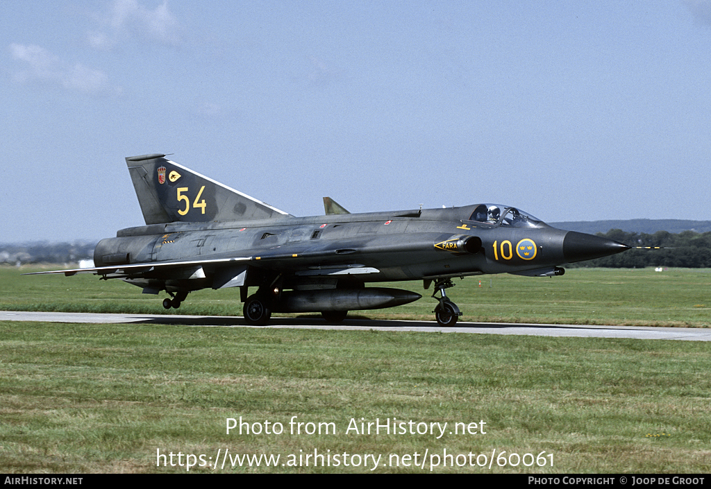 Aircraft Photo of 35554 | Saab J35J Draken | Sweden - Air Force | AirHistory.net #60061