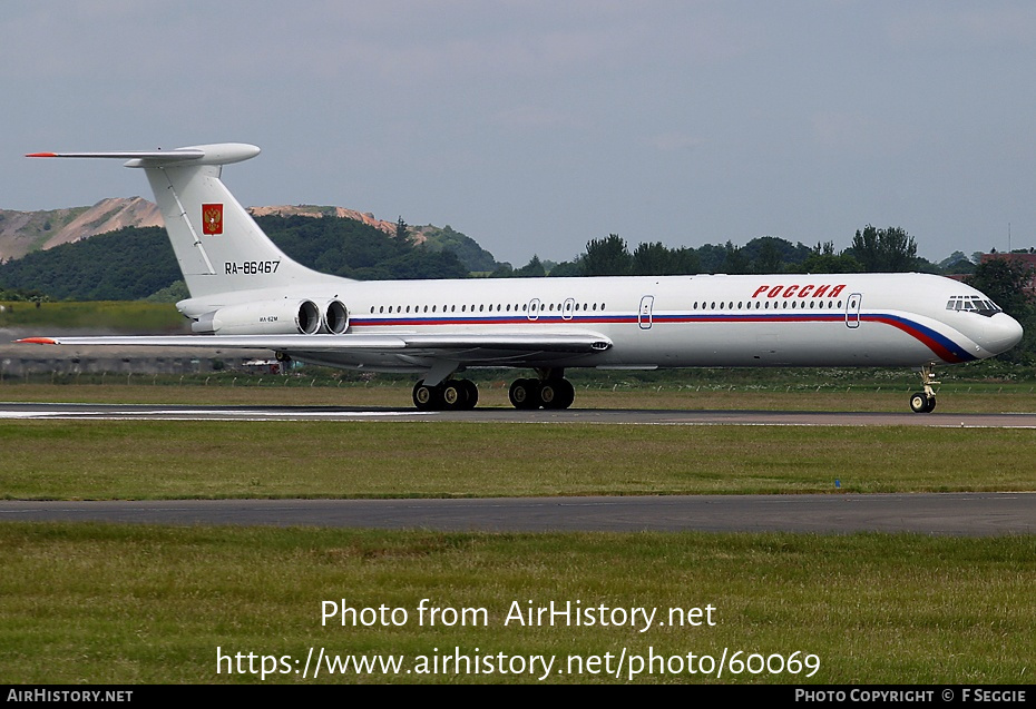 Aircraft Photo of RA-86467 | Ilyushin Il-62M | Rossiya - Special Flight Detachment | AirHistory.net #60069