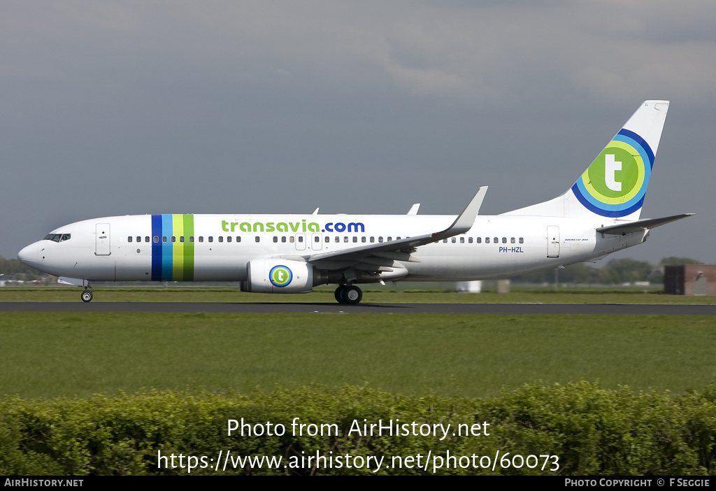 Aircraft Photo of PH-HZL | Boeing 737-8K2 | Transavia | AirHistory.net #60073