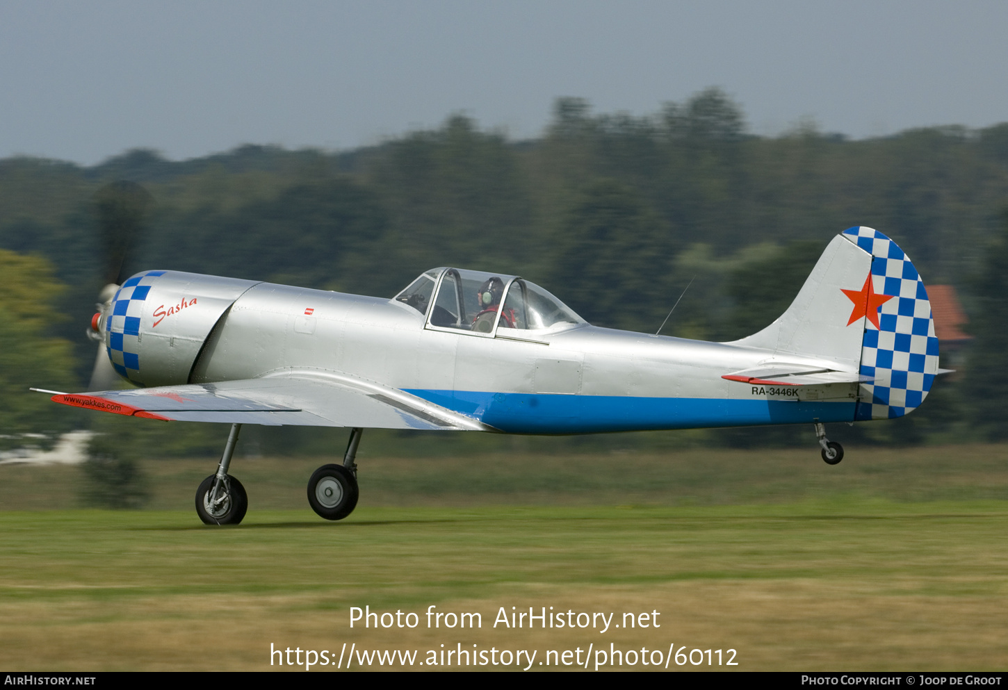 Aircraft Photo of RA-3446K | Yakovlev Yak-50 | Soviet Union - Air Force | AirHistory.net #60112