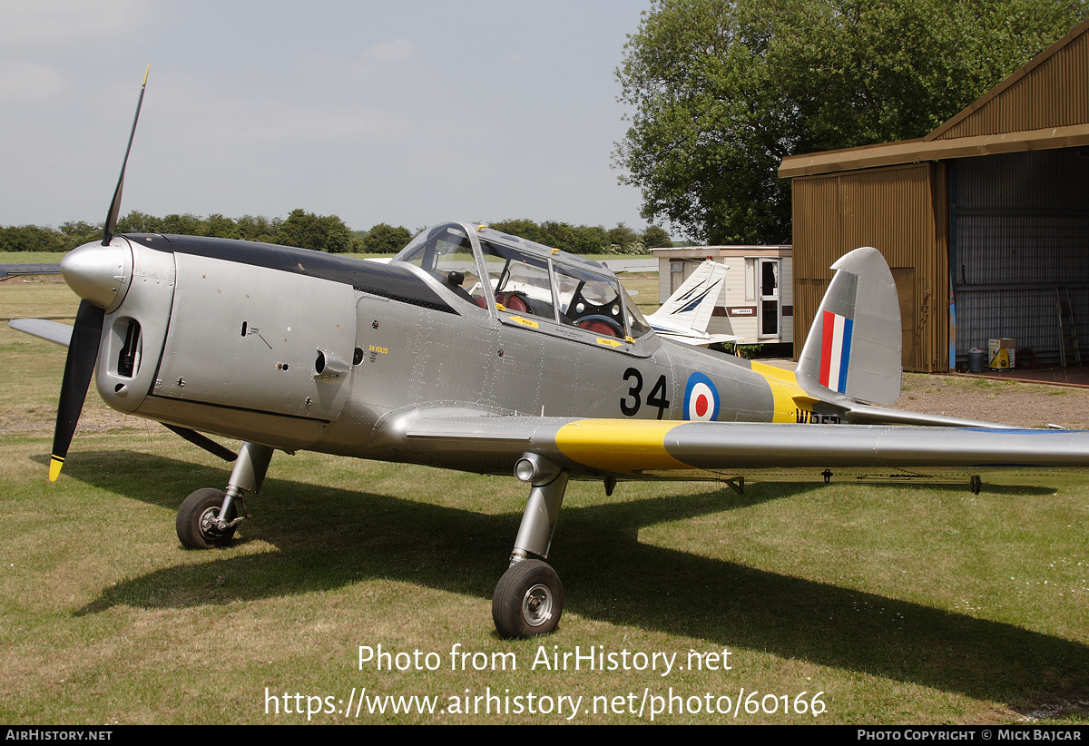 Aircraft Photo of G-AOSF / WB571 | De Havilland DHC-1 Chipmunk Mk22 | UK - Air Force | AirHistory.net #60166