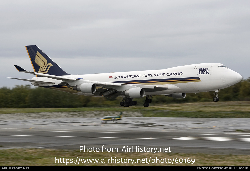 Aircraft Photo of 9V-SFF | Boeing 747-412F/SCD | Singapore Airlines Cargo | AirHistory.net #60169