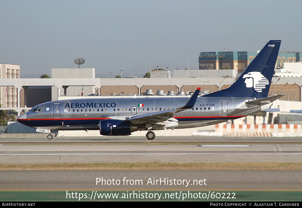 Aircraft Photo of XA-FAM | Boeing 737-752 | AeroMéxico | AirHistory.net #60222