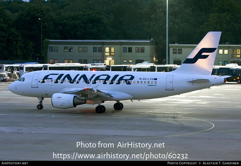 Aircraft Photo of OH-LVH | Airbus A319-112 | Finnair | AirHistory.net #60232