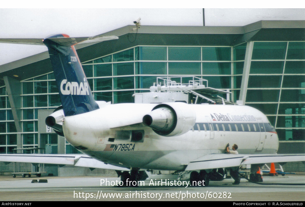 Aircraft Photo of N785CA | Bombardier CRJ-100ER (CL-600-2B19) | Delta Connection | AirHistory.net #60282