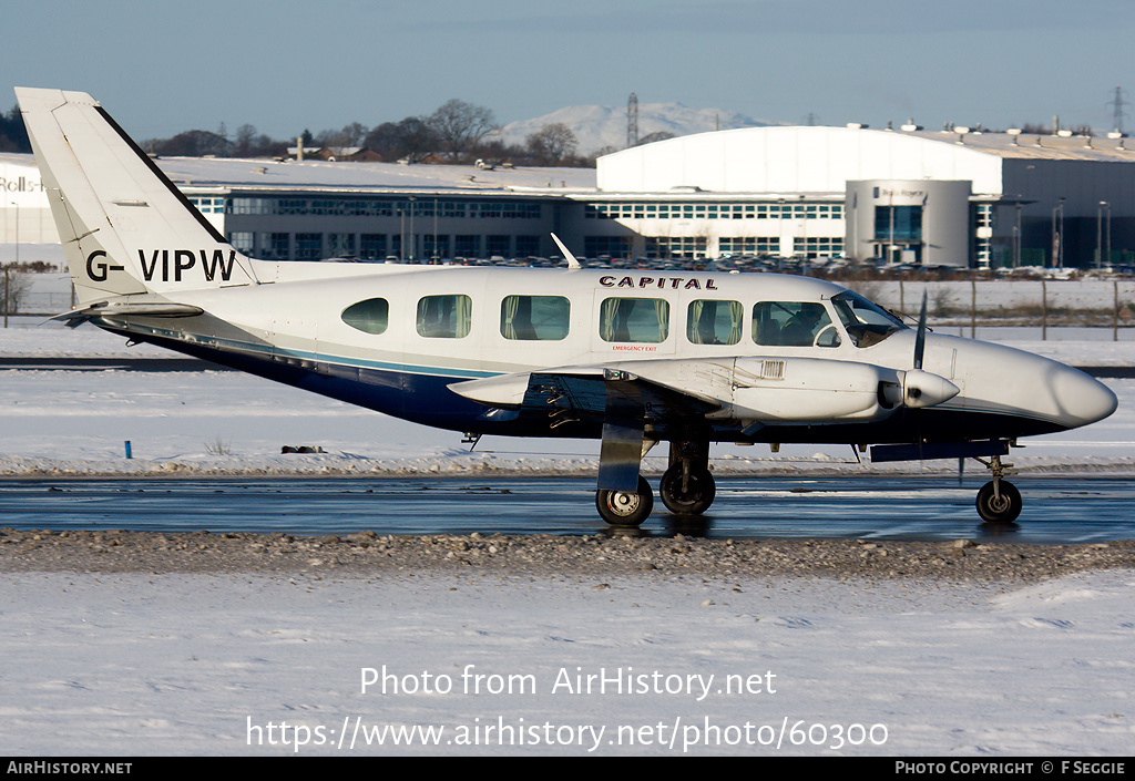 Aircraft Photo of G-VIPW | Piper PA-31-350 Navajo Chieftain | Capital Aviation | AirHistory.net #60300