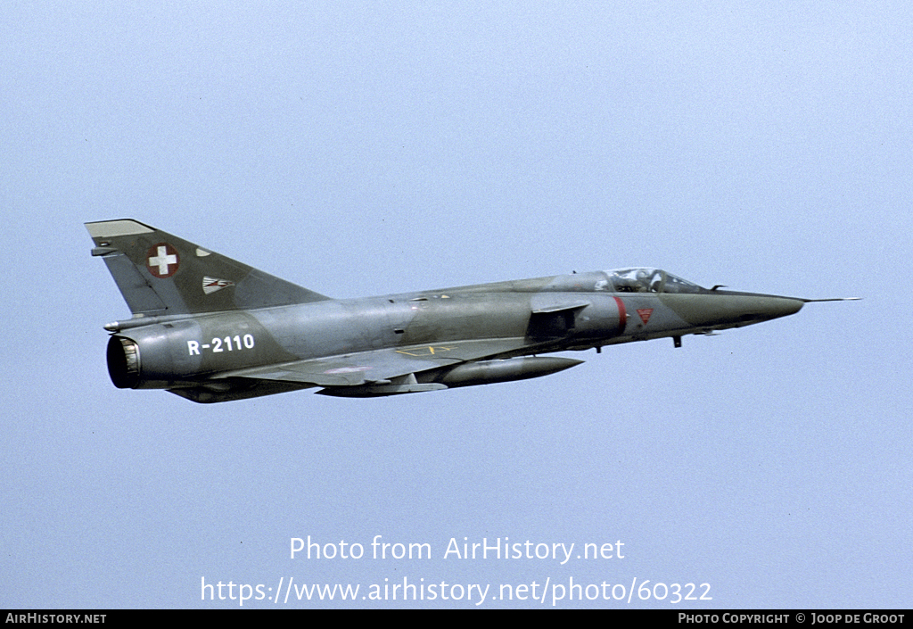 Aircraft Photo of R-2110 | Dassault Mirage IIIRS | Switzerland - Air Force | AirHistory.net #60322