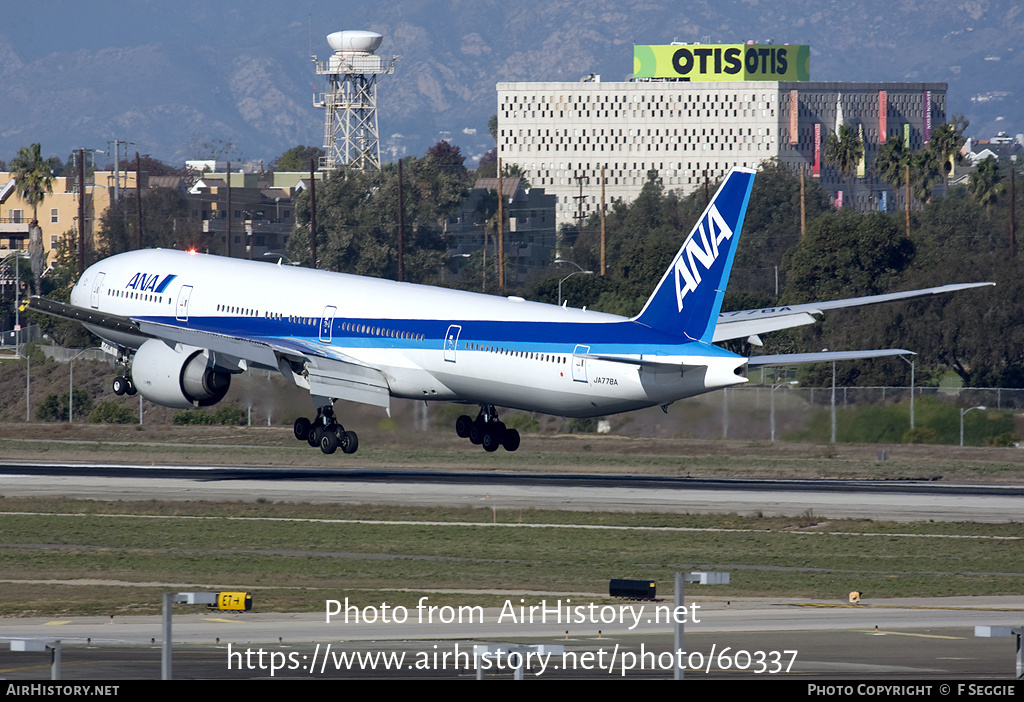 Aircraft Photo of JA778A | Boeing 777-381/ER | All Nippon Airways - ANA | AirHistory.net #60337