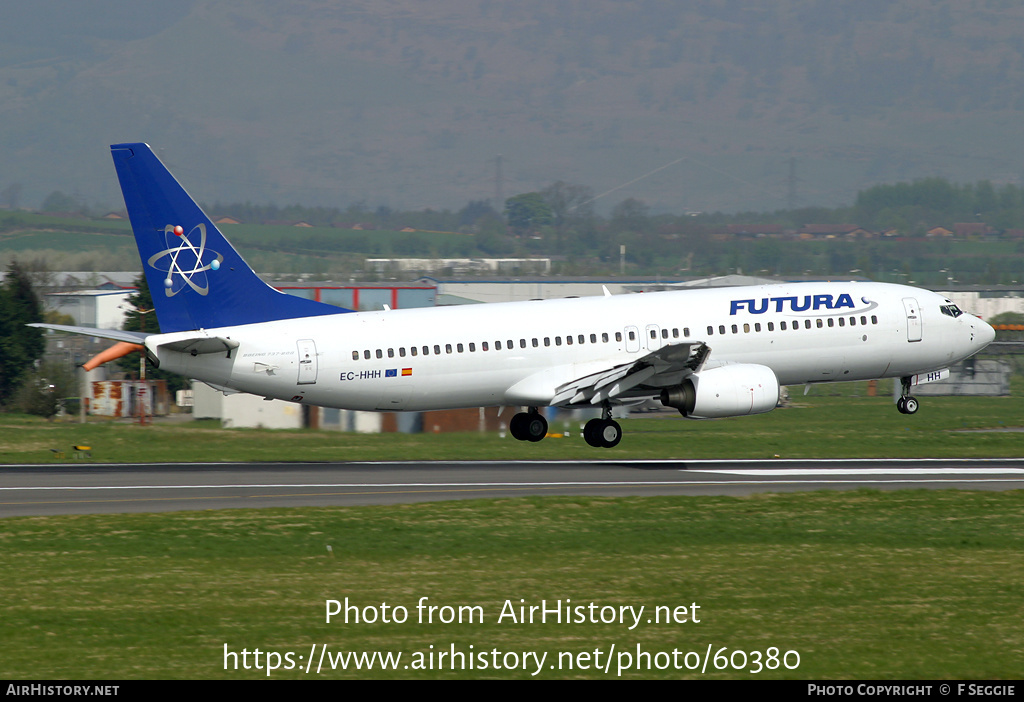 Aircraft Photo of EC-HHH | Boeing 737-86N | Futura International Airways | AirHistory.net #60380