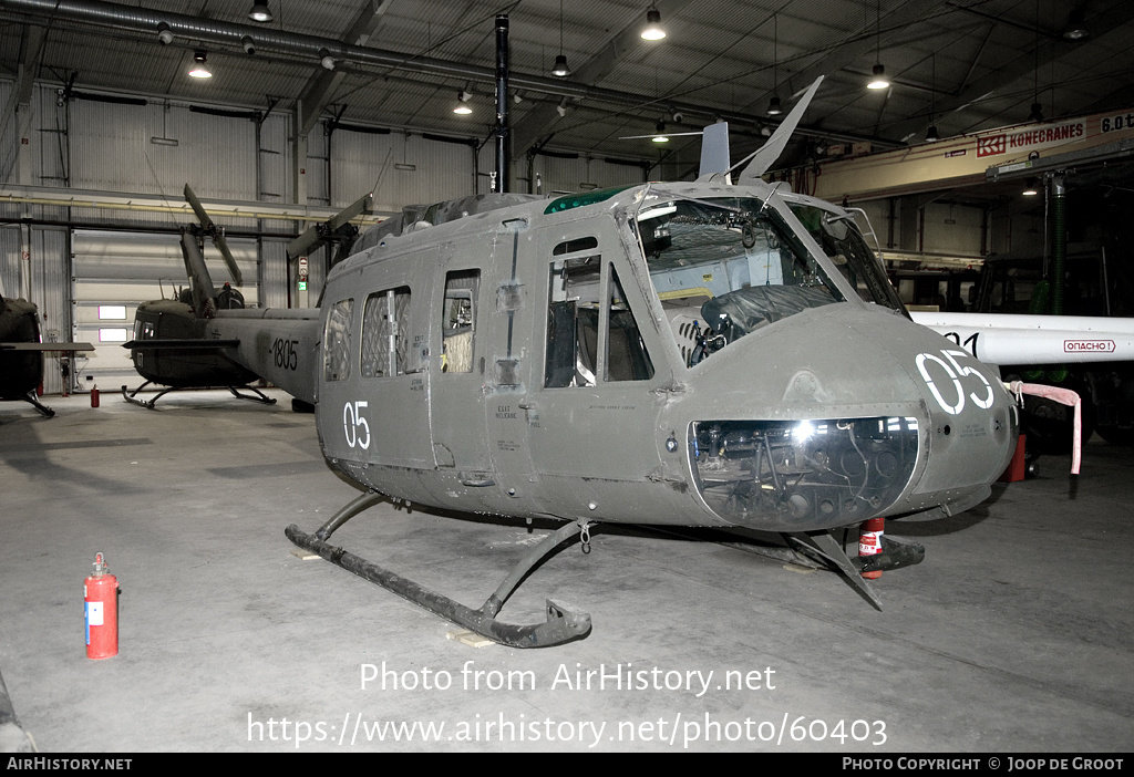 Aircraft Photo of VF-1805 / 1805 | Bell UH-1H Iroquois | Bosnia and Herzegovina - Federation - Air Force | AirHistory.net #60403