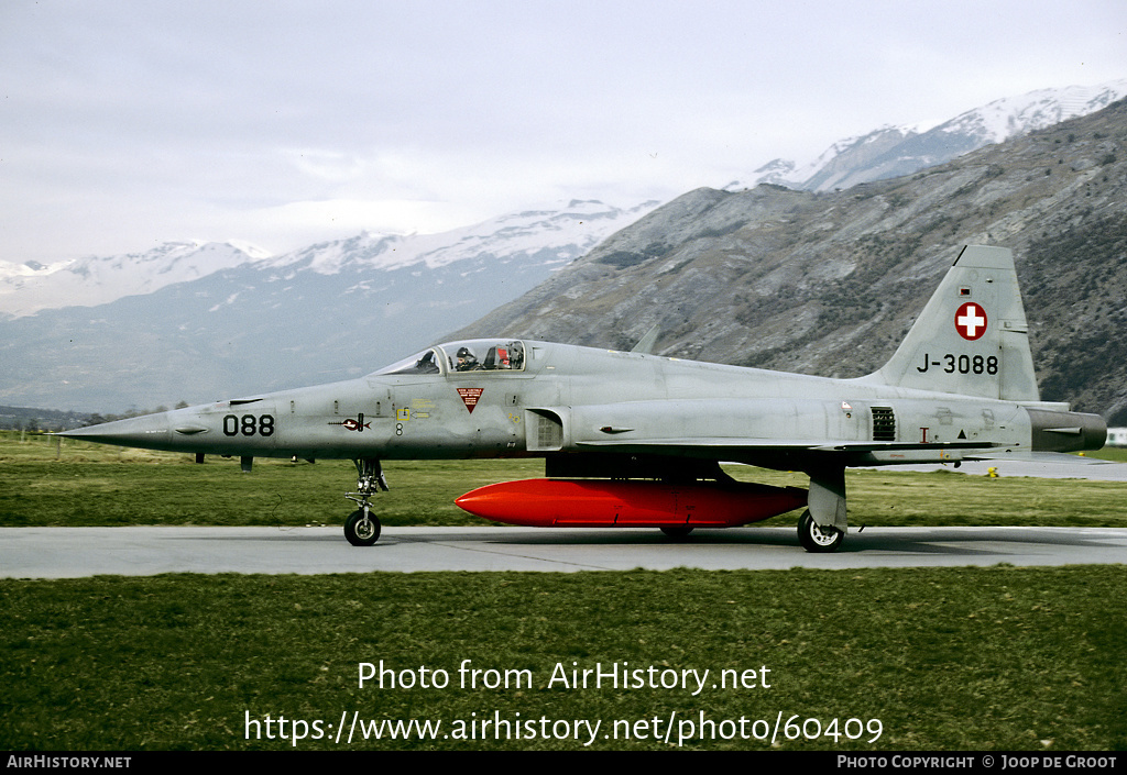 Aircraft Photo of J-3088 | Northrop F-5E Tiger II | Switzerland - Air Force | AirHistory.net #60409