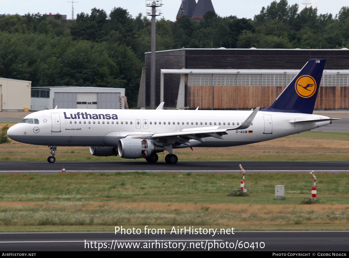 Aircraft Photo of D-AIUM | Airbus A320-214 | Lufthansa | AirHistory.net #60410