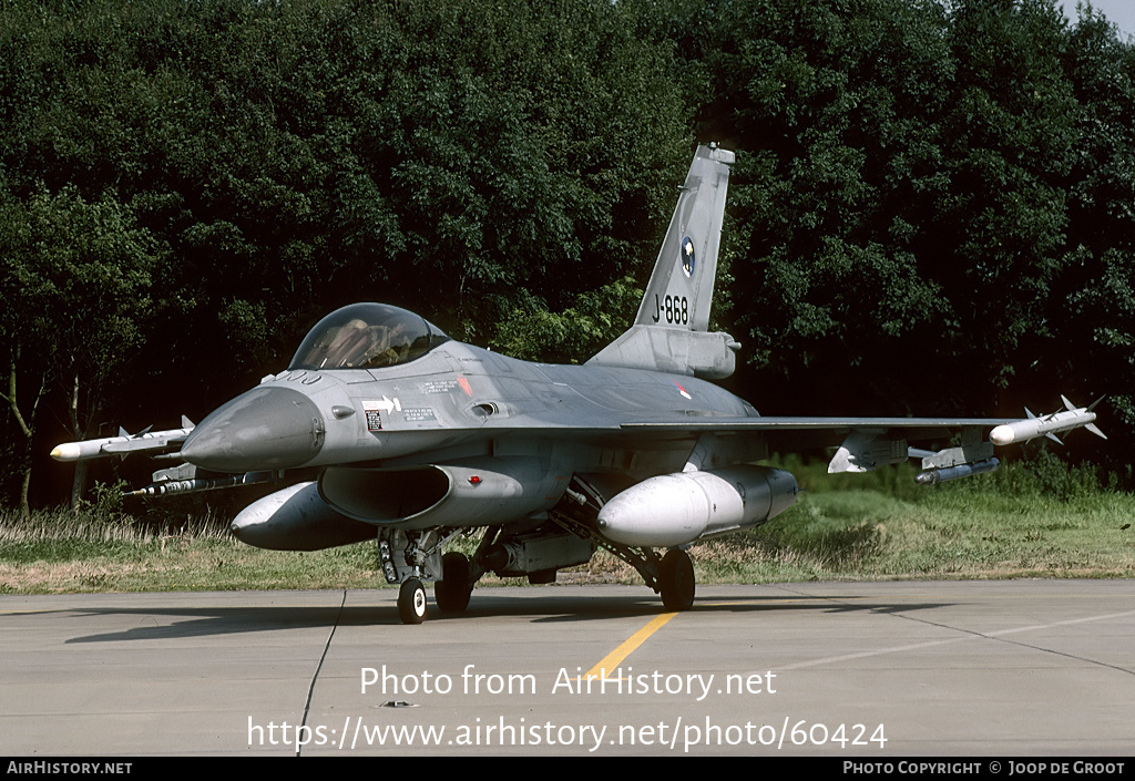 Aircraft Photo of J-868 | General Dynamics F-16AM Fighting Falcon | Netherlands - Air Force | AirHistory.net #60424