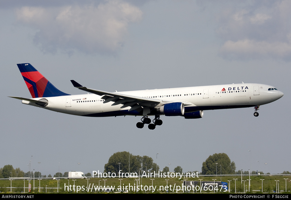 Aircraft Photo of N819NW | Airbus A330-323 | Delta Air Lines | AirHistory.net #60473