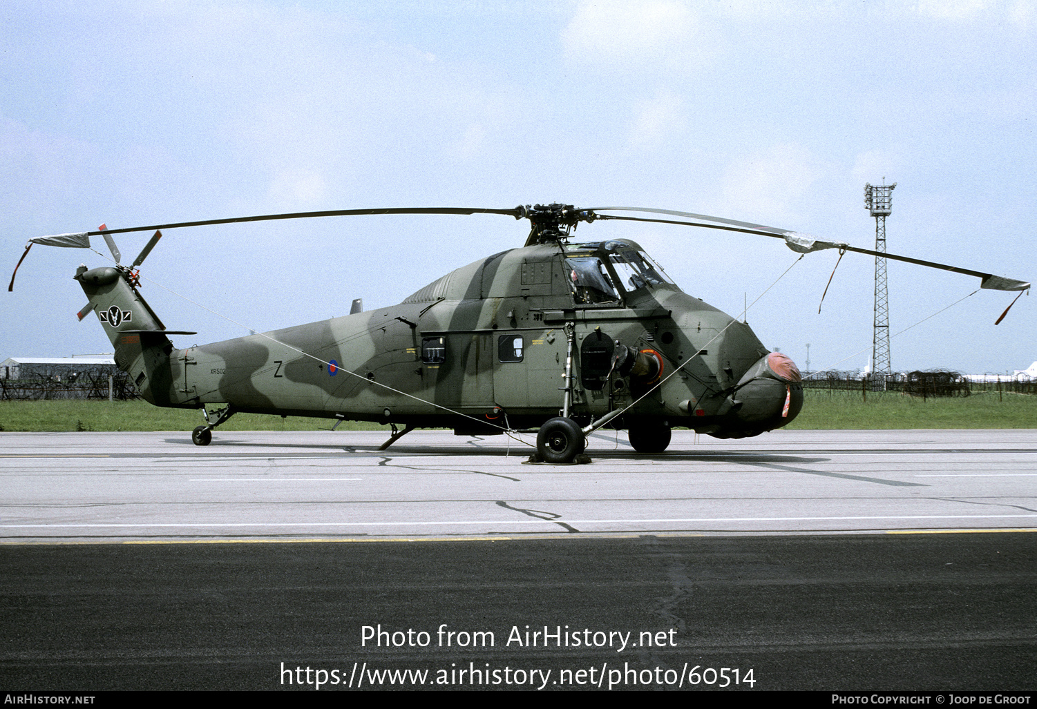 Aircraft Photo of XR502 | Westland WS-58 Wessex HC.2 | UK - Air Force | AirHistory.net #60514