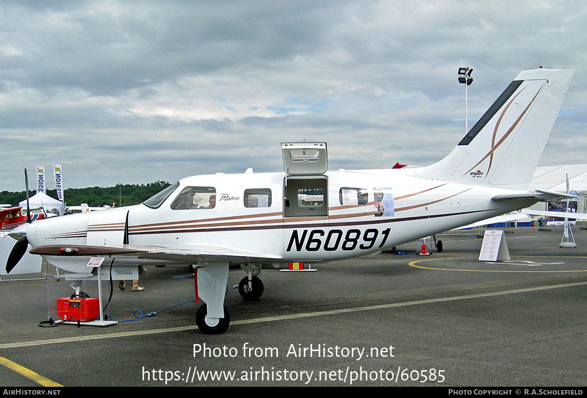 Aircraft Photo of N60891 | Piper PA-46R-350T Malibu Matrix | AirHistory.net #60585