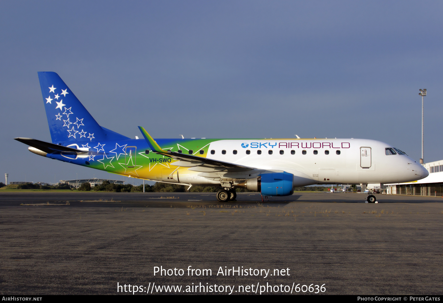 Aircraft Photo of VH-SWO | Embraer 170LR (ERJ-170-100LR) | Sky Air World | AirHistory.net #60636