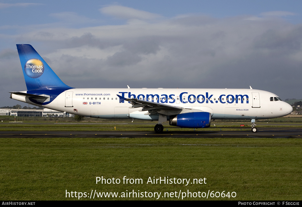 Aircraft Photo of G-BYTH | Airbus A320-231 | Thomas Cook Airlines | AirHistory.net #60640