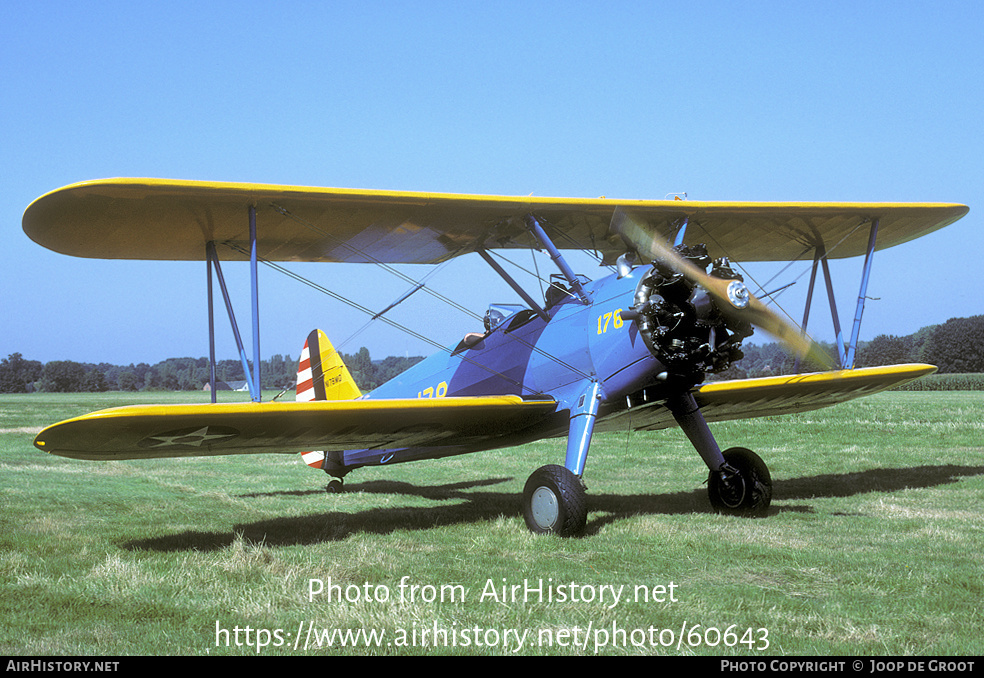 Aircraft Photo of N178MD | Boeing N2S-3 Kaydet (B75N1) | USA - Air Force | AirHistory.net #60643