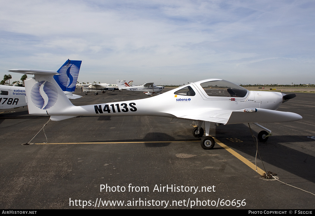 Aircraft Photo of N4113S | Diamond DA20C-1 Eclipse | Sabena Airline Training Center | AirHistory.net #60656