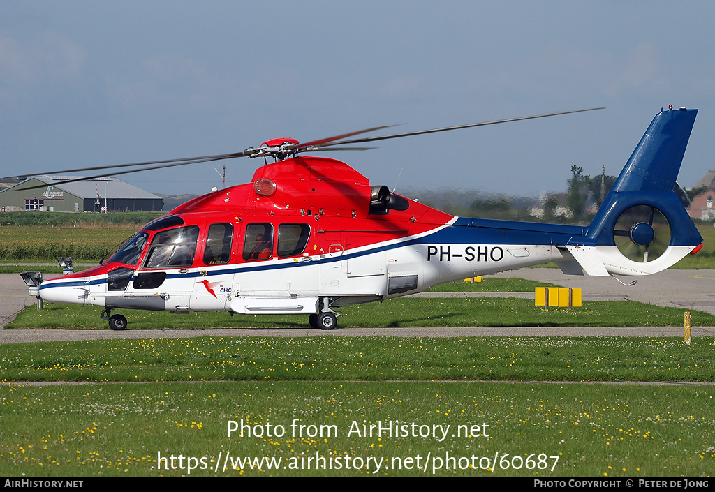 Aircraft Photo of PH-SHO | Eurocopter EC-155B-1 | CHC Helicopters | AirHistory.net #60687