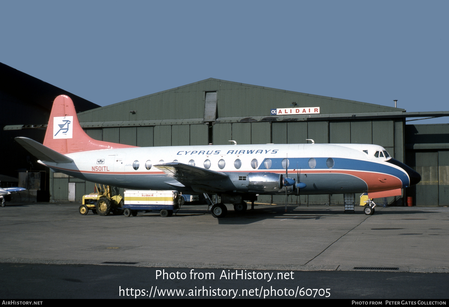 Aircraft Photo of N501TL | Vickers 812 Viscount | Cyprus Airways | AirHistory.net #60705