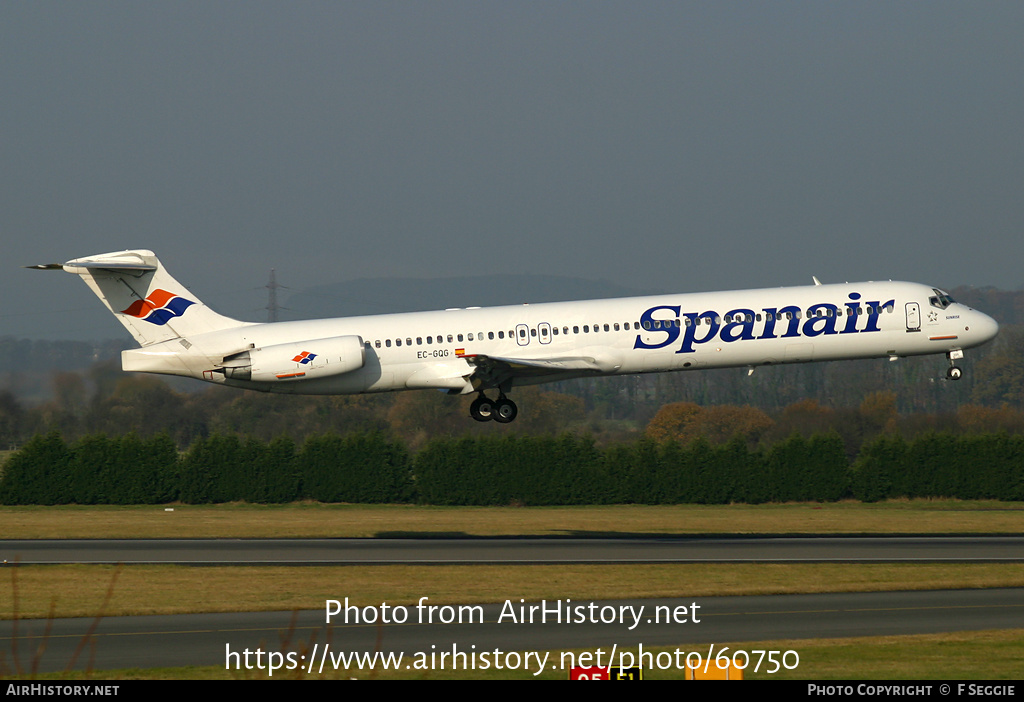 Aircraft Photo of EC-GQG | McDonnell Douglas MD-83 (DC-9-83) | Spanair | AirHistory.net #60750