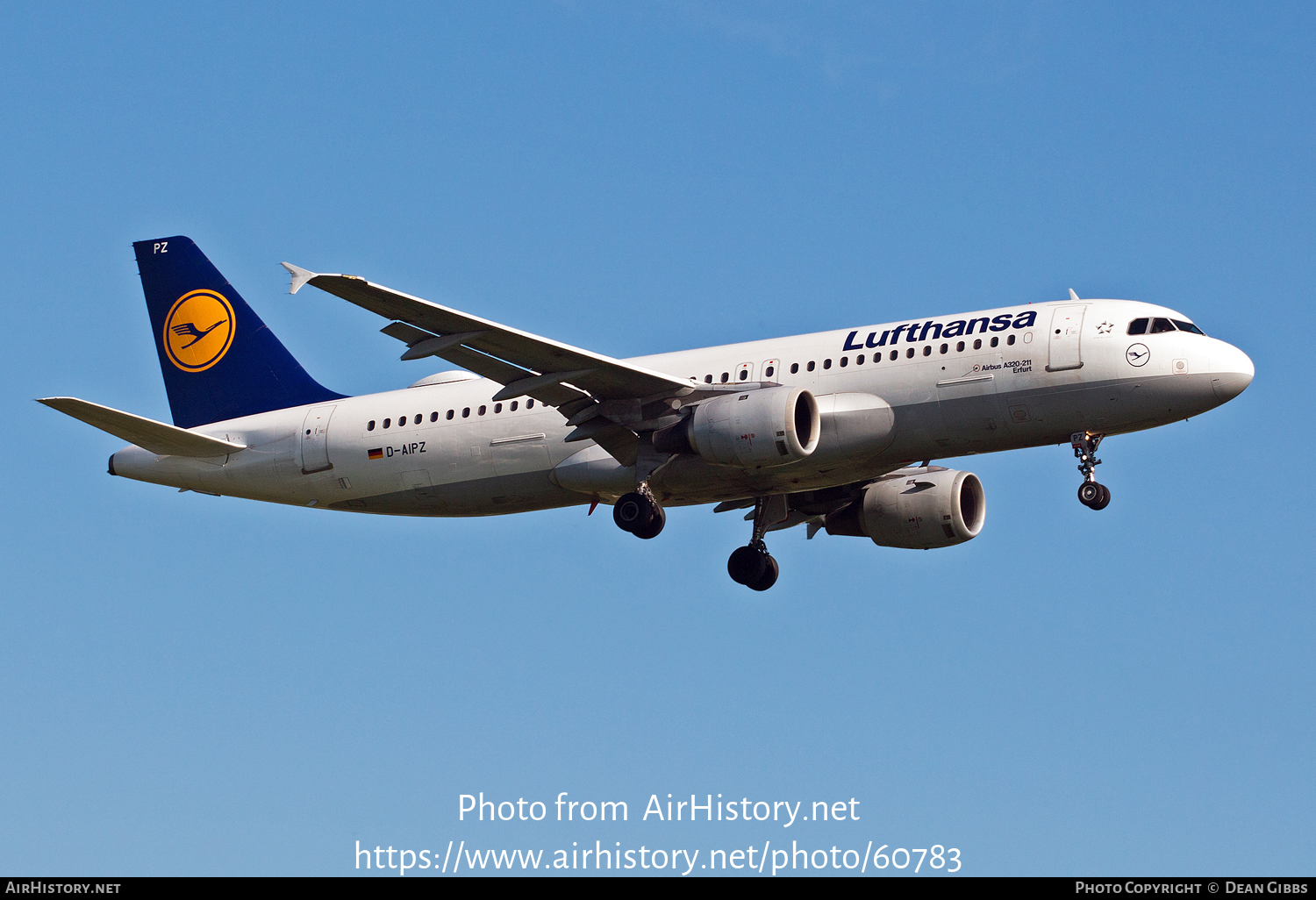 Aircraft Photo of D-AIPZ | Airbus A320-211 | Lufthansa | AirHistory.net #60783