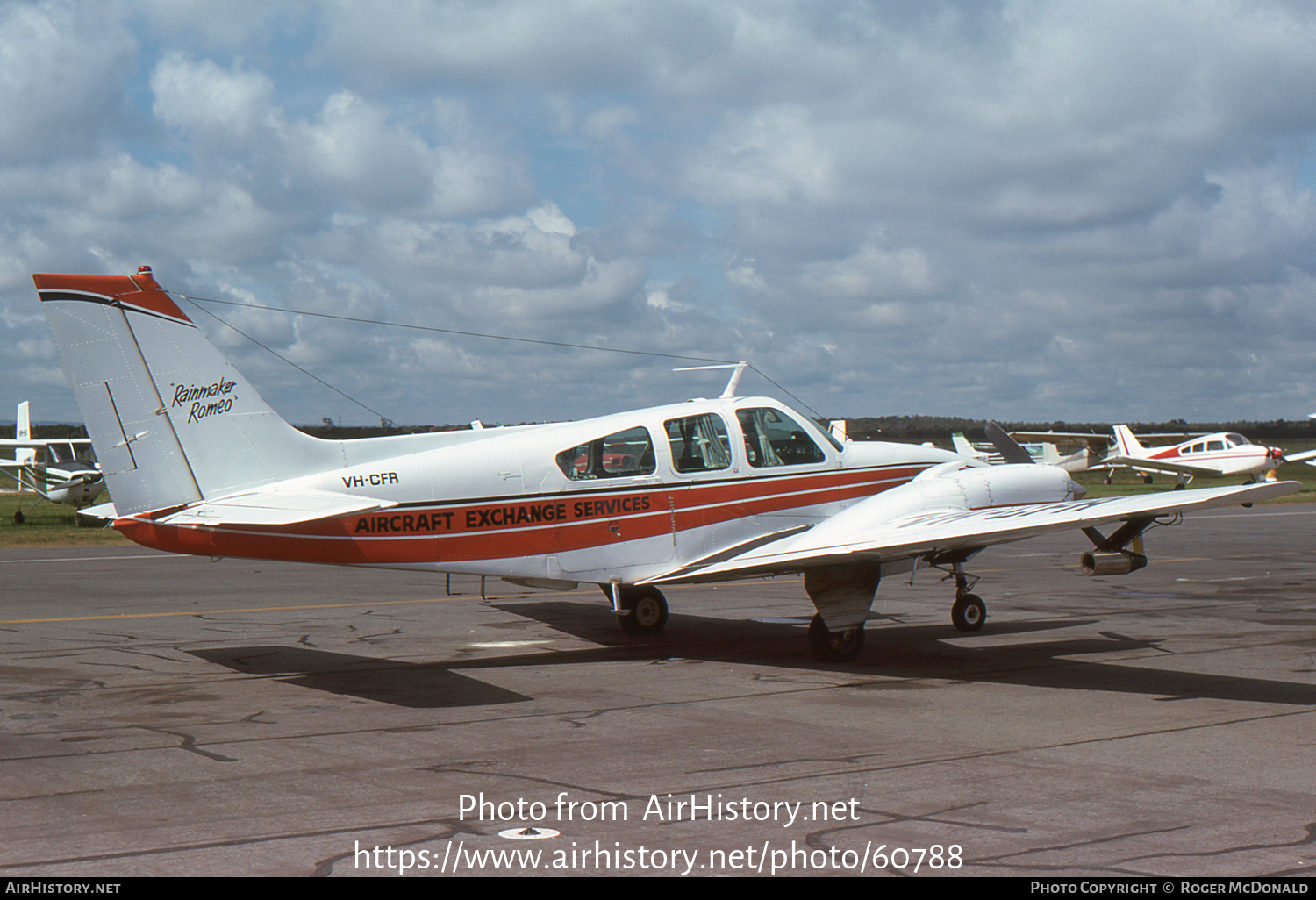 Aircraft Photo of VH-CFR | Beech C55 Baron (95-C55) | Aircraft Exchange Services | AirHistory.net #60788