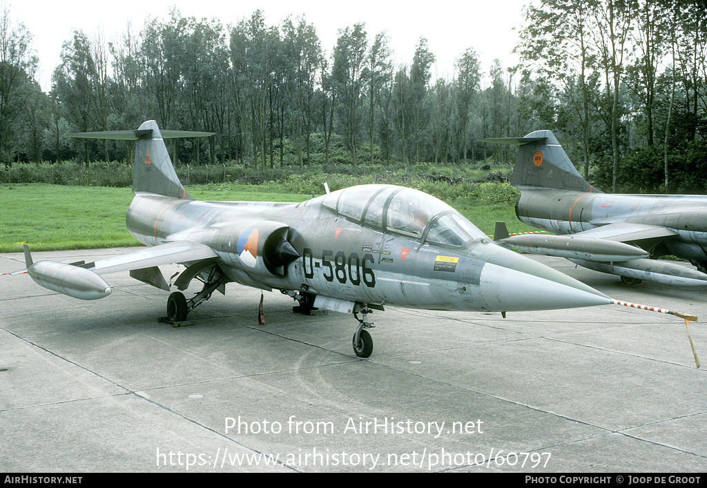 Aircraft Photo of D-5806 | Lockheed TF-104G Starfighter | Netherlands - Air Force | AirHistory.net #60797