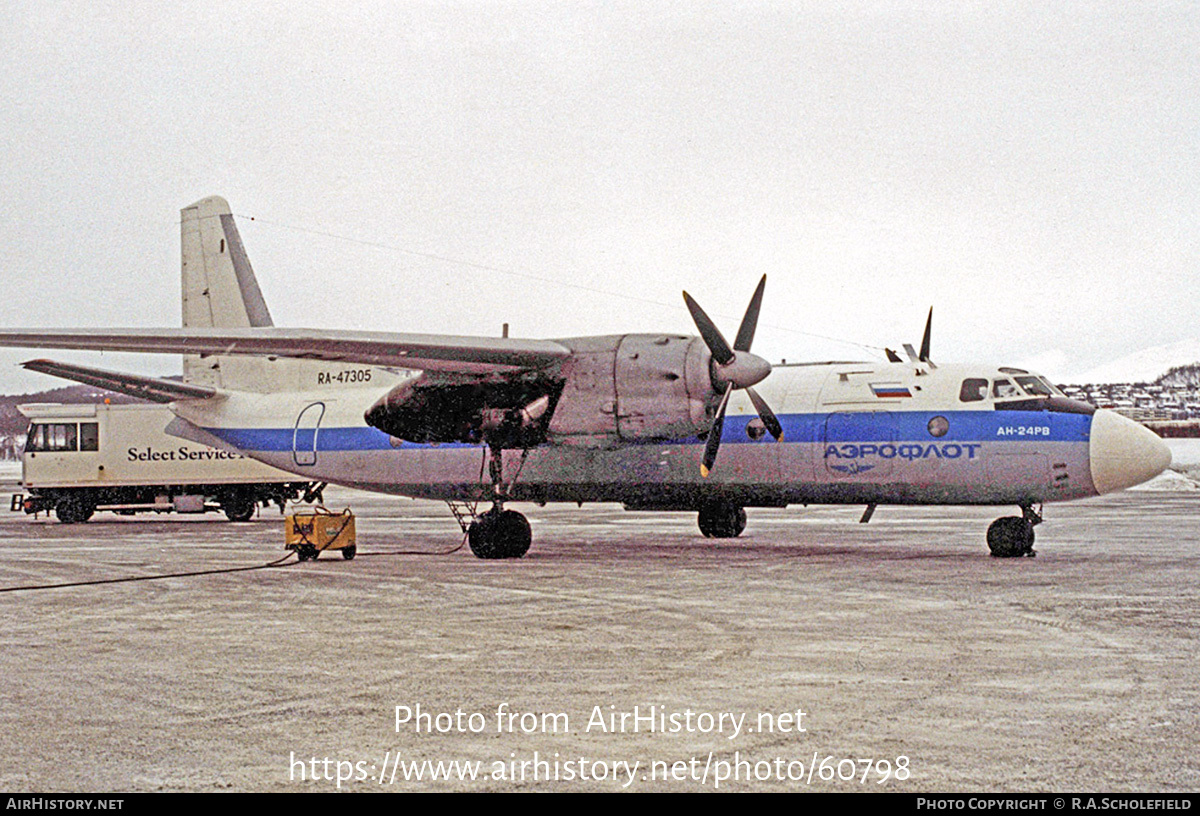 Aircraft Photo of RA-47305 | Antonov An-24RV | Aeroflot | AirHistory.net #60798