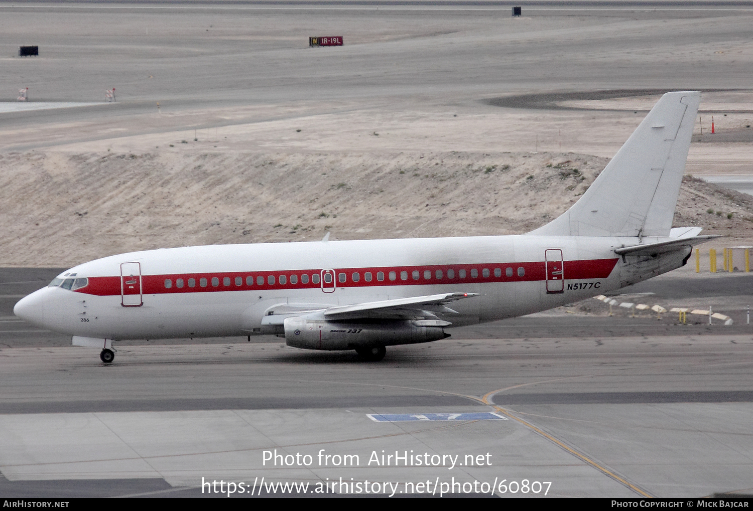 Aircraft Photo of N5177C | Boeing CT-43A (737-253/Adv) | EG & G - Edgerton, Germeshausen, and Grier | AirHistory.net #60807